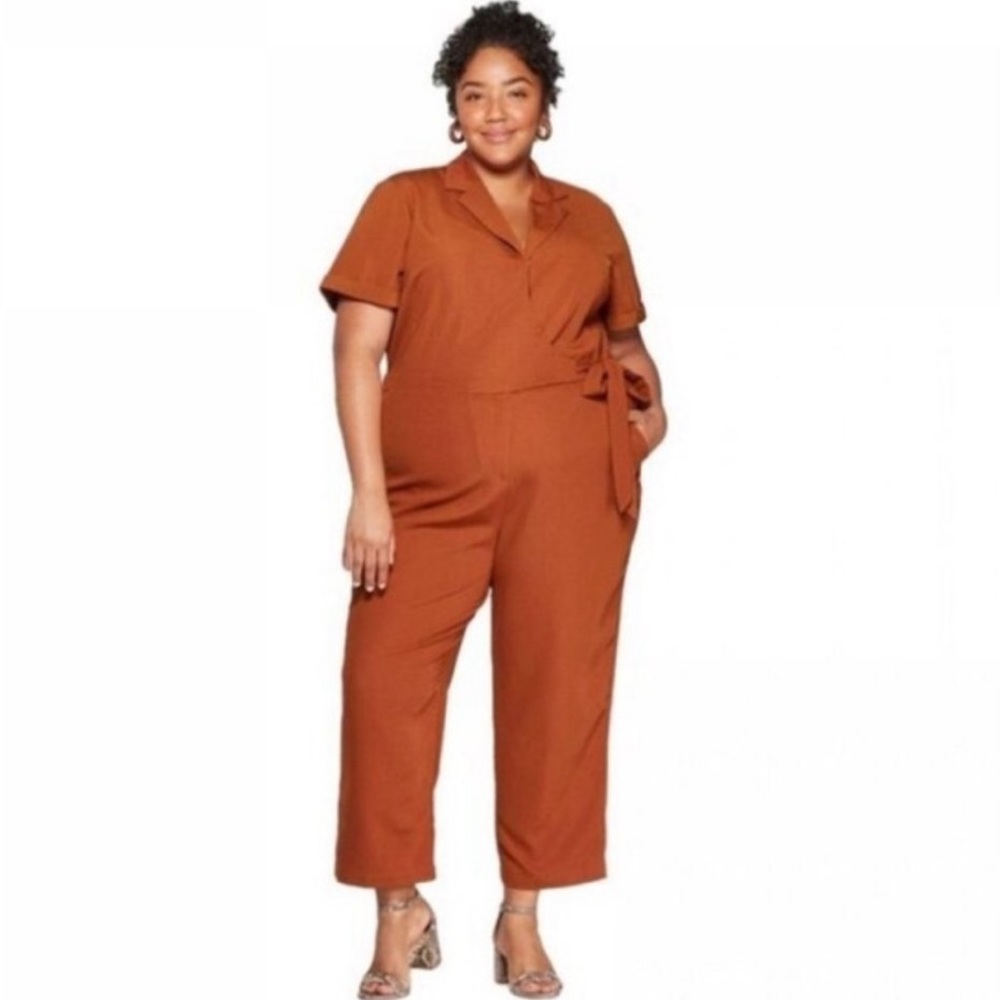 Ava and Viv wrap top jumpsuit